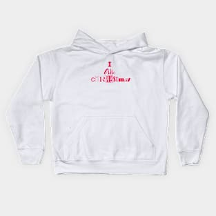 I like Christmas Kids Hoodie